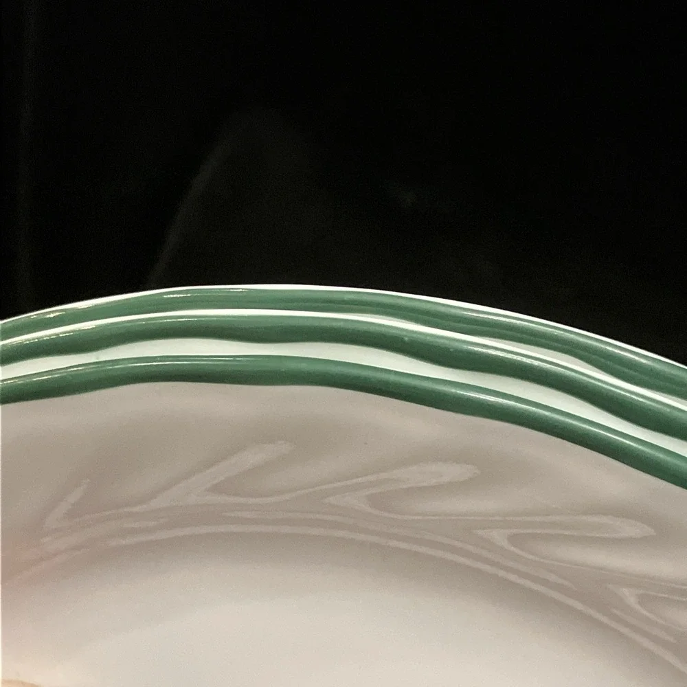 Set Of 3 Corelle CALLAWAY IVY Swirl Pattern 7 1/4